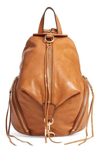 Rebecca Minkoff Medium Julian Leather Backpack - Brown