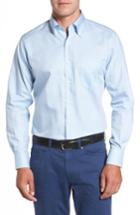 Men's Peter Millar Crown Soft Gingham Regular Fit Sport Shirt - Blue