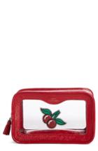 Anya Hindmarch Rainy Day Cosmetic Case, Size - Red