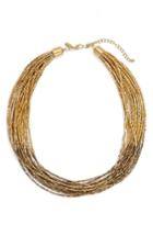 Women's Tasha Seed Bead Multistrand Short Necklace