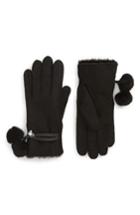 Women's Ugg Genuine Shearlng Gloves With Pom Charms