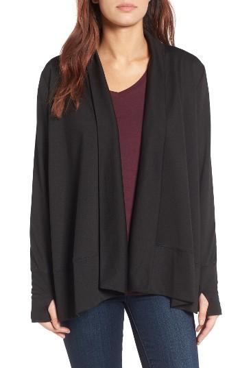 Women's Caslon Jersey Thumbhole Cardigan