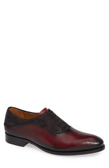 Men's Mezlan Hanks Longwing Oxford M - Red