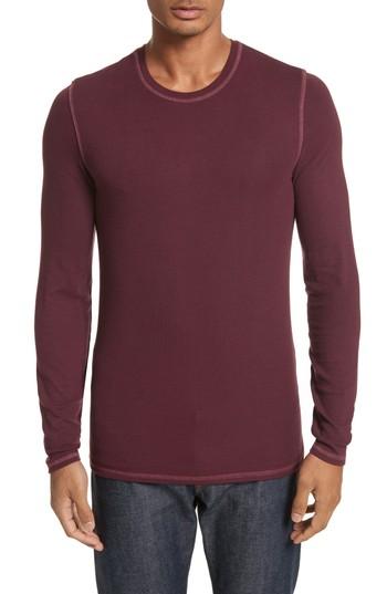 Men's Atm Anthony Thomas Melillo Rib Modal Crewneck Sweater - Black