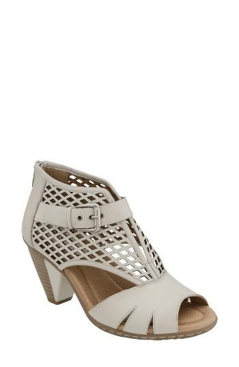 Women's Earth Virgo Peep Toe Sandal M - White