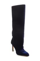 Women's Marskinryyppy Knee High Velvet Boot Us / 36eu - Blue
