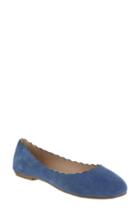 Women's Mia Gianna Scalloped Flat .5 M - Blue