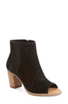 Women's Toms Majorca Perforated Suede Bootie