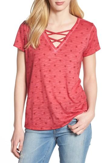 Women's Billy T Star Tee - Red