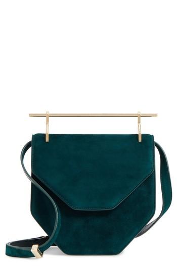 M2malletier Amor Fati Suede Shoulder Bag -