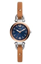 Women's Fossil Georgia Leather Strap Watch, 26mm