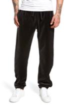 Men's Fila Usa Slim Fit Velour Track Pants - Black