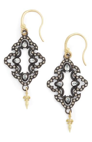 Women's Arementa Old World Open Scroll Drop Earrings