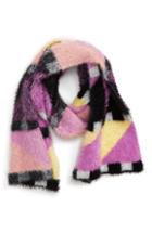 Women's Leith Chenille Jacquard Scarf, Size - Pink