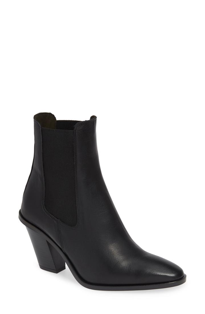 Women's Topshop Morty Chelsea Bootie .5us / 40eu M - Black