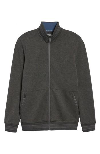 Men's Ted Baker London Collie Jersey Zip Jacket (l) - Grey