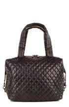 Mz Wallace 'large Sutton' Quilted Oxford Nylon Shoulder Tote - Black
