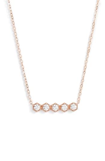Women's Nadri Hexagon Bar Necklace