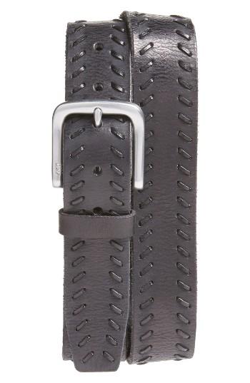 Men's John Varvatos Star Usa Laced Leather Belt