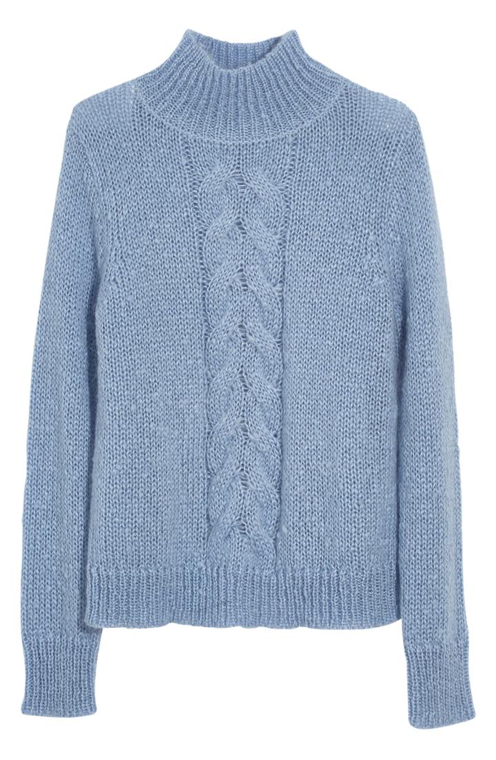 Women's Madewell Bayfront Turtleneck Sweater - Blue