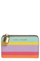 Women's Marc Jacobs The Grind Compact Leather Wallet - Orange