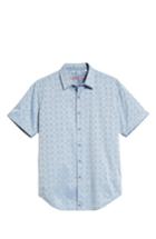 Men's Robert Graham Maya Bay Classic Fit Jacquard Sport Shirt, Size - Blue