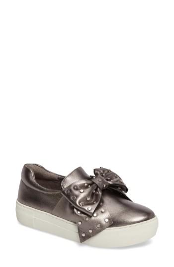 Women's Jslides Alive Bow Slip-on M - Grey