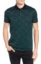 Men's Boss Pitton Slim Fit Jacquard Polo - Green