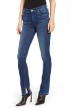 Women's Mother The Rascal Undone Hem Straight Leg Jeans - Blue