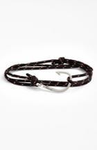 Men's Miansai Silver Hook Rope Bracelet