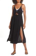 Women's Heidi Klein Smocked Cover-up Maxi Dress