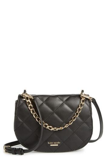 Kate Spade New York Emerson Place - Rita Quilted Leather Crossbody Bag - Black