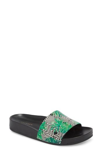 Women's Halogen Paulina Slide Sandal .5 M - Black