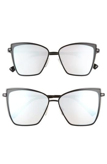 Women's Diff Mommy & Me Becky 2-pack Cat Eye Sunglasses - Black/ Grey
