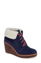 Women's Caslon Henry Wedge Bootie M - Blue