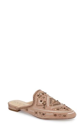 Women's Sole Society Peace Embellished Loafer Mule M - Pink
