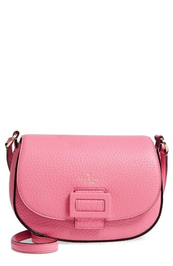 Kate Spade New York Carlyle Street - Kallie Leather Saddle Bag - Pink