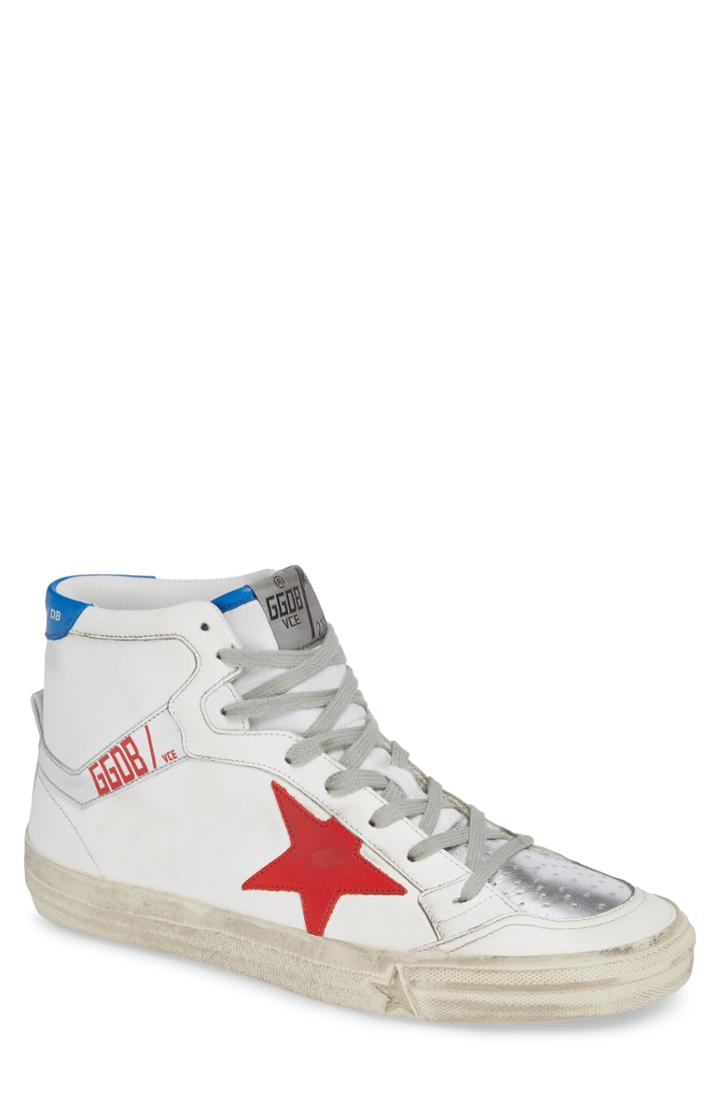 Men's Golden Goose 2.12 Star High Top Sneaker Us / 41eu - White