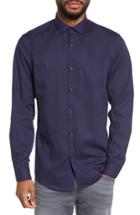 Men's Calibrate Print Sport Shirt - Blue