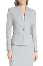 Women's Ted Baker London Ted Working Title Daizi Suit Jcket - Grey