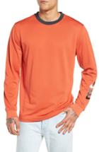 Men's Nike Sb Dry Gfx Long Sleeve T-shirt - Orange