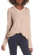 Women's Dreamers By Debut Cutout Neck Sweater - Brown