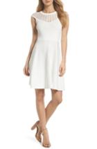 Women's French Connection Rose Fit & Flare Dress - White