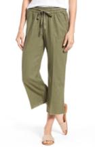 Petite Women's Wit & Wisdom Drawstring Crop Sailor Pants P - Green