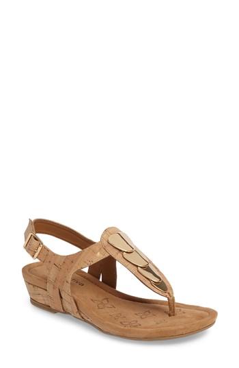Women's Comfortiva Summit Wedge Sandal .5 W - Metallic