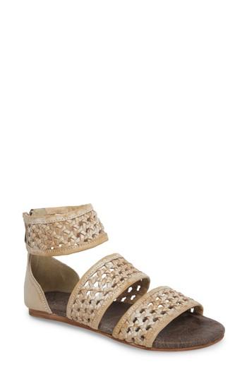 Women's Roan Clio Woven Ankle Cuff Sandal M - Brown