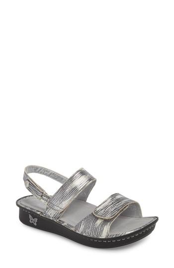 Women's Alegria 'verona' Sandal -9.5us / 39eu - Grey