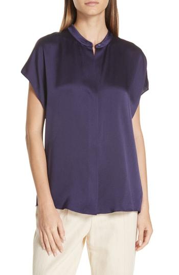 Women's Vince Silk Blouse - Purple