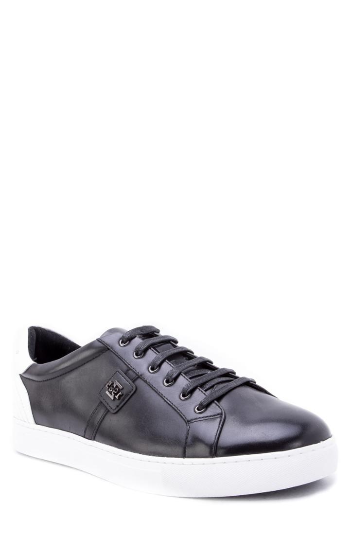 Men's Zanzara Scheffer Low Top Sneaker .5 M - Black