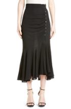 Women's Michael Kors Drape Silk Midi Skirt